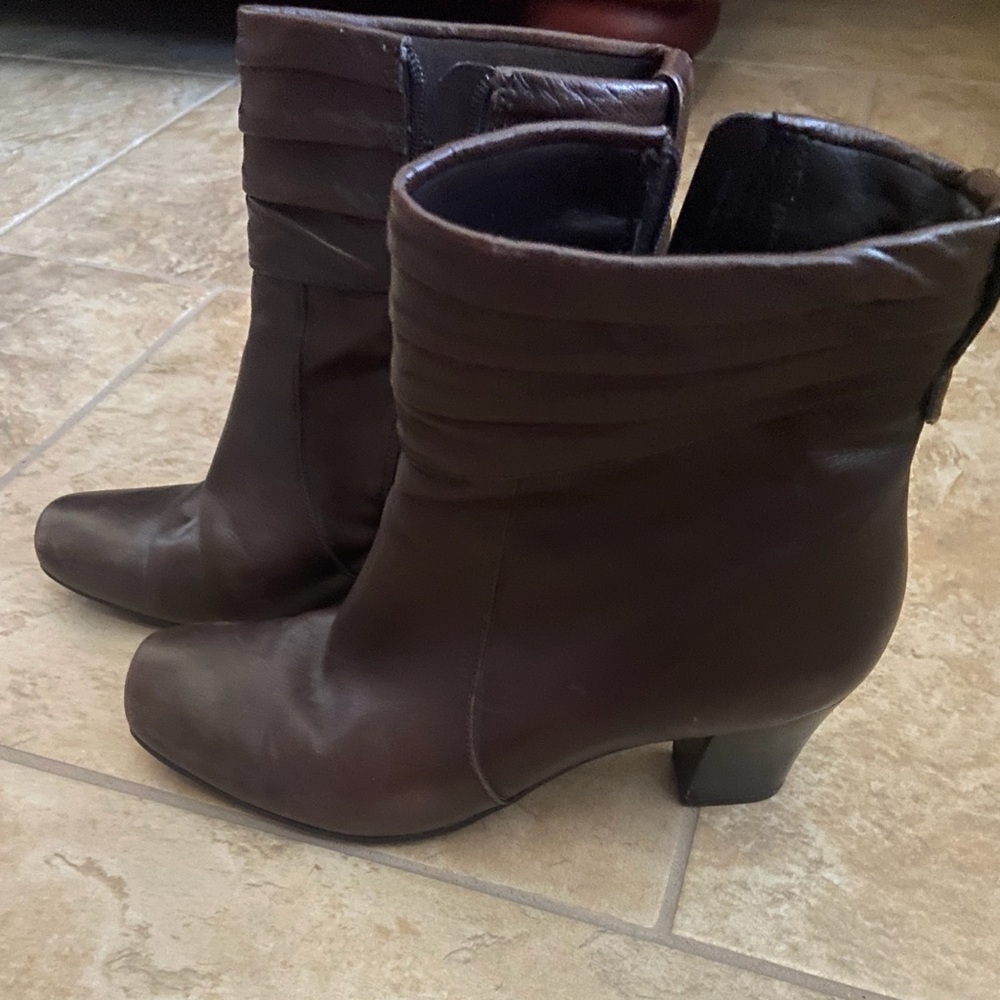 Brown Leather Boots